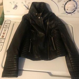 Faux leather jacket
